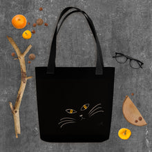 Load image into Gallery viewer, Black Cat Tote bag