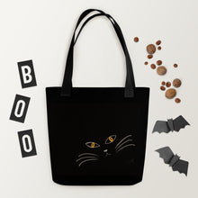Load image into Gallery viewer, Black Cat Tote bag