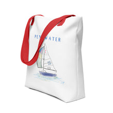 Load image into Gallery viewer, Clear Sailing in Pentwater Tote bag
