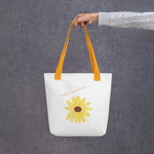 Load image into Gallery viewer, Hello Sunshine Tote bag