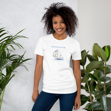 Load image into Gallery viewer, Clear Sailing in Pentwater Unisex t-shirt