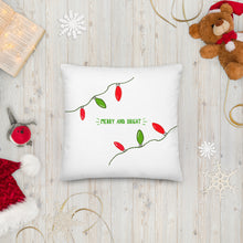 Load image into Gallery viewer, Merry and Bright Premium Pillow