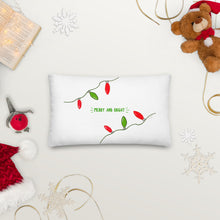 Load image into Gallery viewer, Merry and Bright Premium Pillow