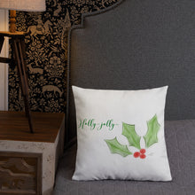 Load image into Gallery viewer, Holly Jolly Premium Pillow