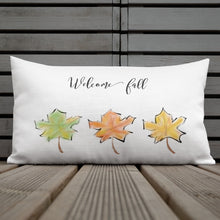 Load image into Gallery viewer, Welcome Fall Premium Pillow