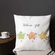 Load image into Gallery viewer, Welcome Fall Premium Pillow