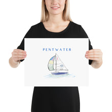 Load image into Gallery viewer, Clear Sailing In Pentwater Artistic Print