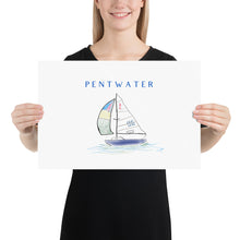 Load image into Gallery viewer, Clear Sailing In Pentwater Artistic Print
