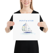 Load image into Gallery viewer, Clear Sailing In Pentwater Artistic Print