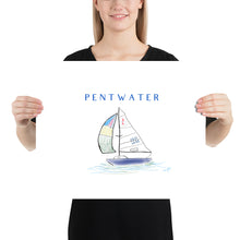 Load image into Gallery viewer, Clear Sailing In Pentwater Artistic Print