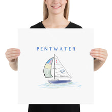 Load image into Gallery viewer, Clear Sailing In Pentwater Artistic Print