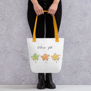 Welcome Fall Tote bag