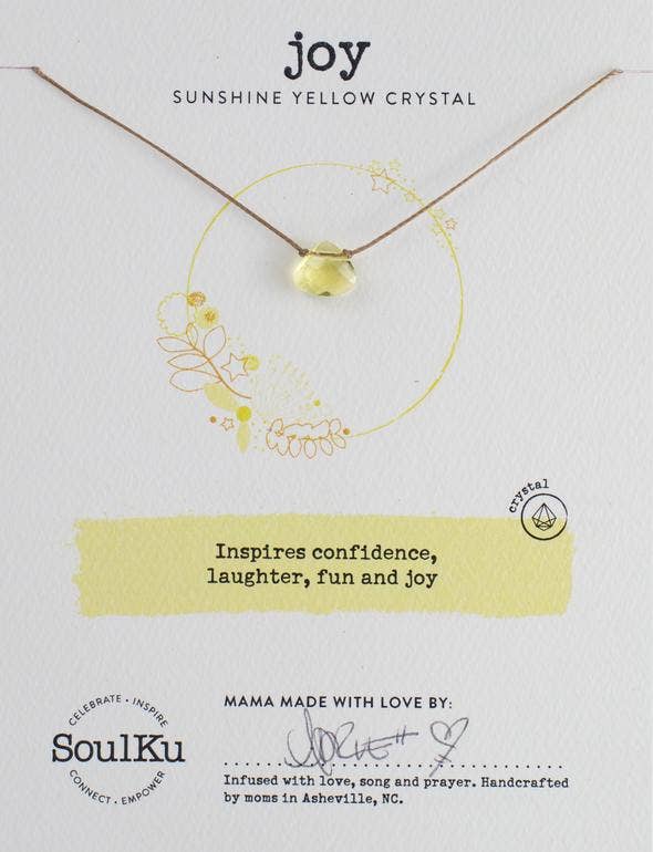 Sunshine Yellow Soul Shine Necklace for Joy - SS4