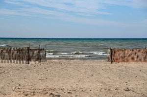 Beach Break Matted Photo Print