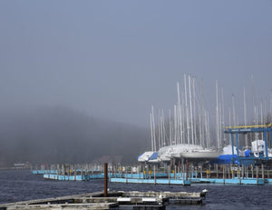 Winter Sails Matted Print Photo