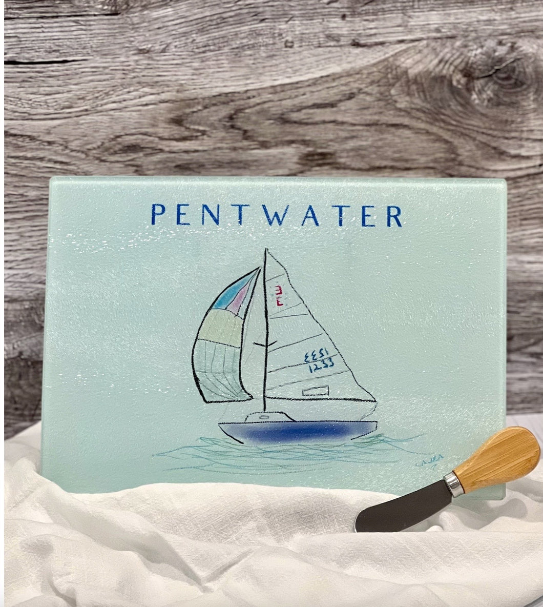 Clear Sailing In Pentwater Cutting Board Set