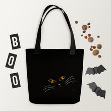 Load image into Gallery viewer, Black Cat Large Tote
