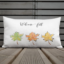 Load image into Gallery viewer, Welcome Fall Premium Pillow
