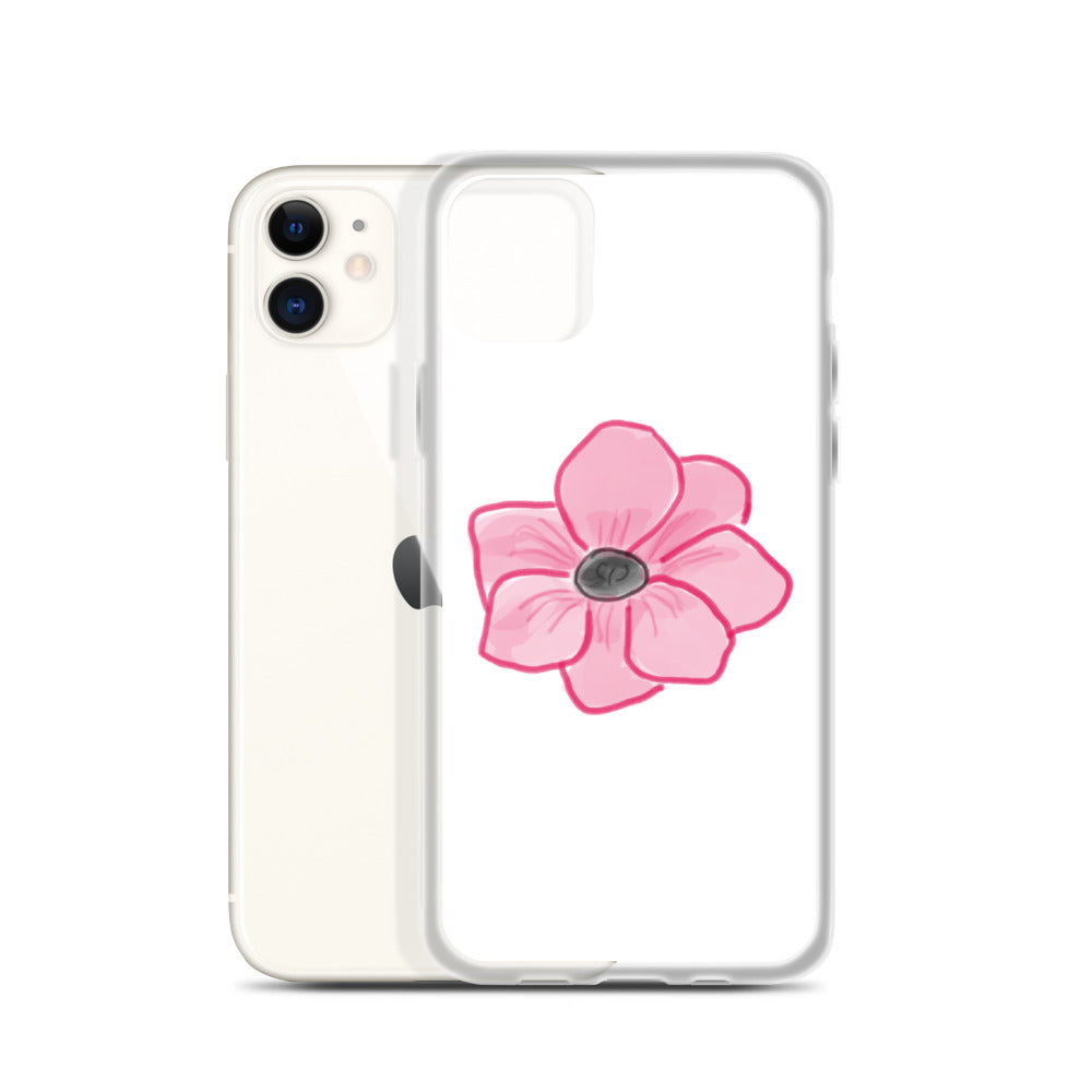 Cheery Pink Flower iPhone Case