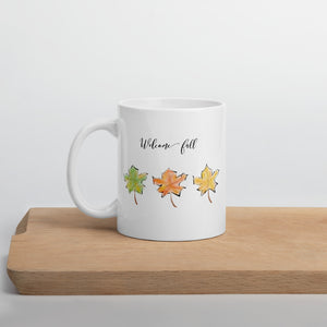 Welcome Fall Glossy Mug