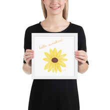 Load image into Gallery viewer, Framed Hello Sunshine! Artistic Print
