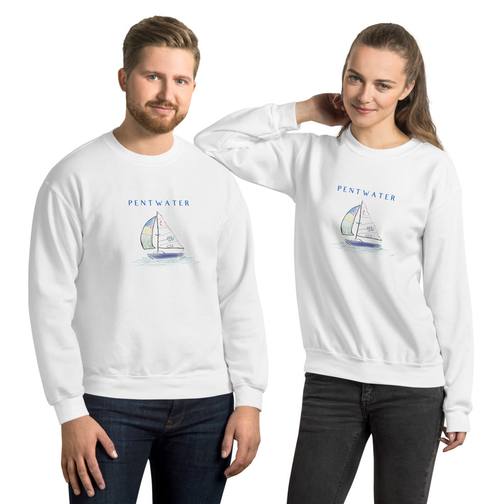 Clear Sailing In Pentwater Sweatshirt