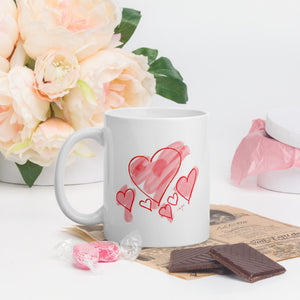 Splash of Hearts Mug